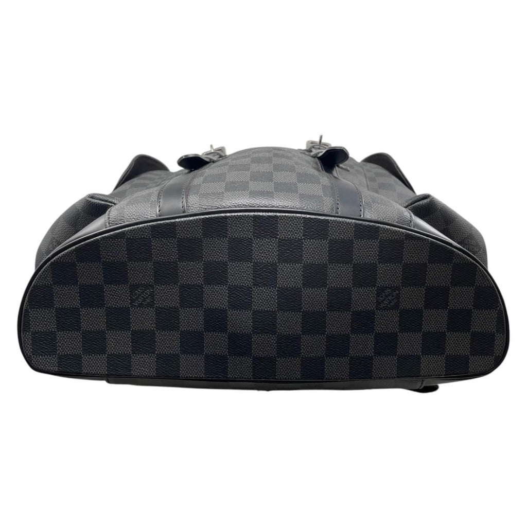 Louis Vuitton Backpack Christopher MM Damier Graphite Black Gray — view 5