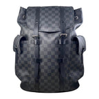 Louis Vuitton Backpack Christopher MM Damier Graphite Black Gray