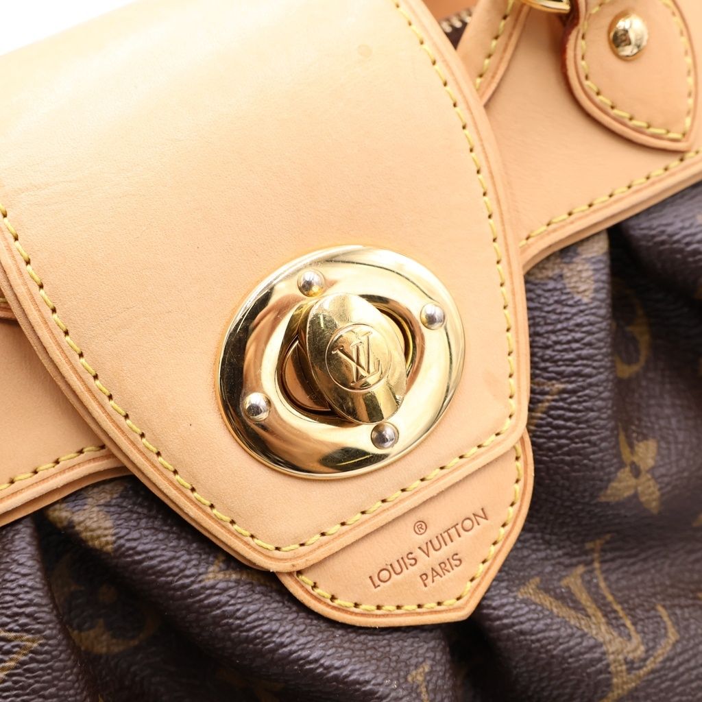Louis Vuitton Monogram Boetie PM Leather Handbag Brown — view 7