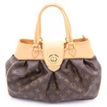 Louis Vuitton Monogram Boetie PM Leather Handbag Brown