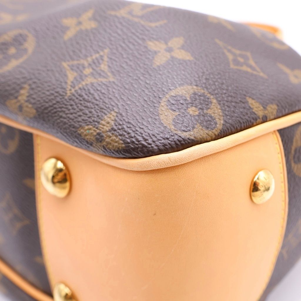 Louis Vuitton Monogram Boetie PM Leather Handbag Brown — view 5