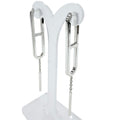 Hermes Chaine D'Ancre 925 Earrings Silver