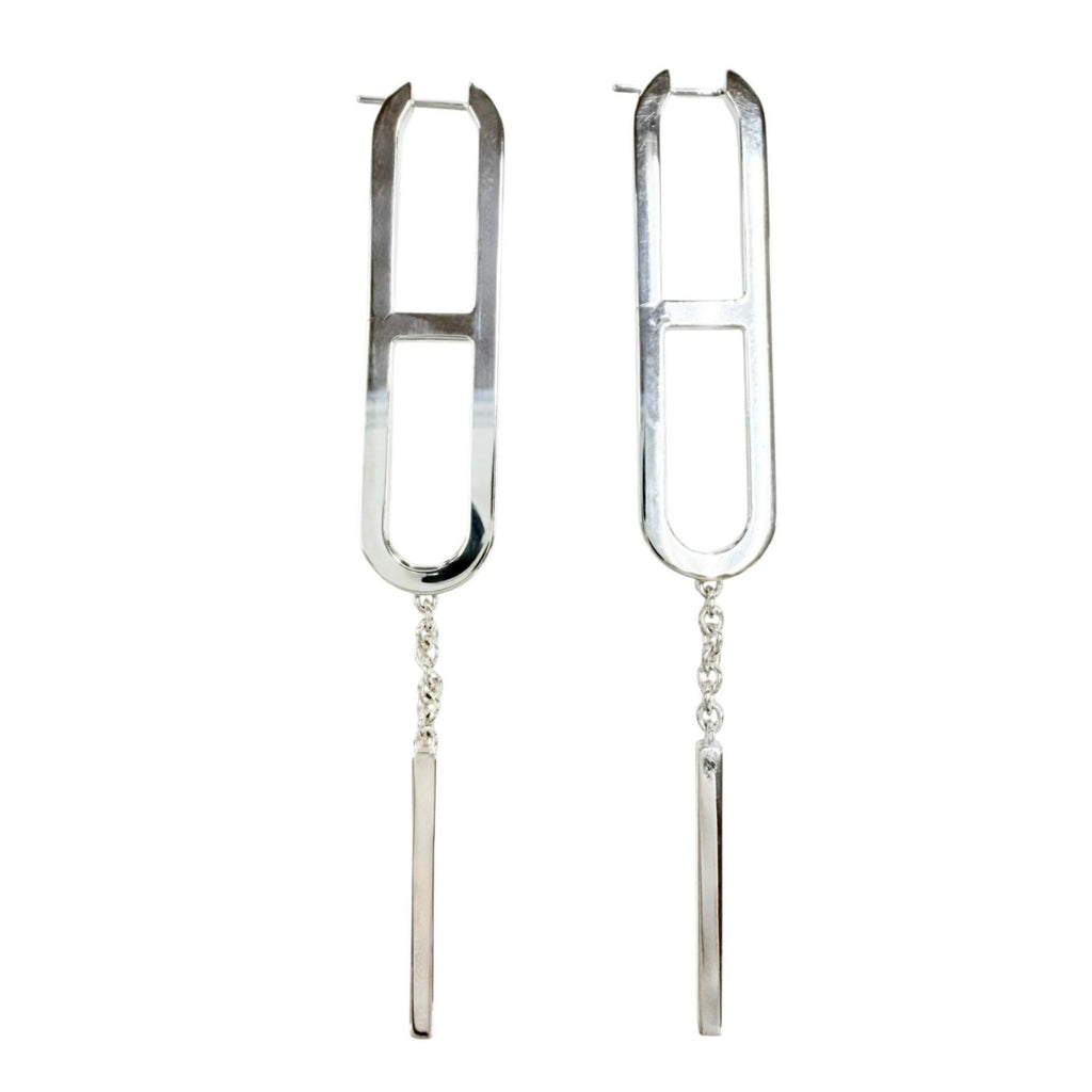 Hermes Chaine D'Ancre 925 Earrings Silver — view 5