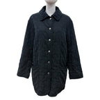 Hermes Vintage Martin Margiela Era Series Button Padded Paddock Coat 36 Black