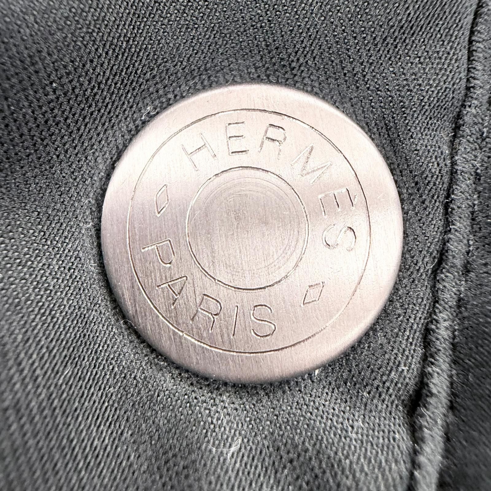 Hermes Vintage Martin Margiela Era Series Button Padded Paddock Coat 36 Black — view 6