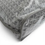 Goyard Anjou PM Tote in Canvas Leather Gray French — view 7