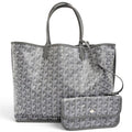 Goyard Anjou PM Tote in Canvas Leather Gray French