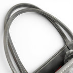 Goyard Anjou PM Tote in Canvas Leather Gray French — view 8