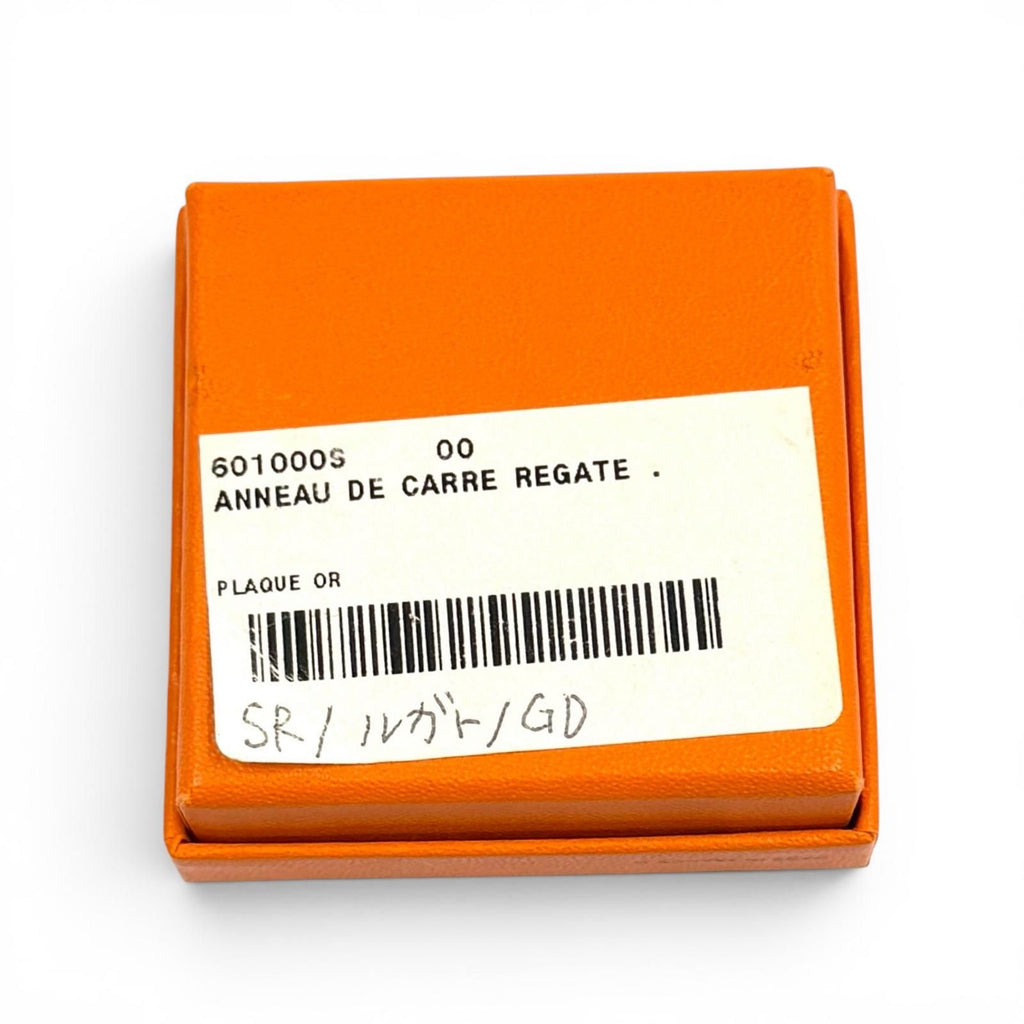 Hermes Regate Chaine D'Ancre Scarf Ring Gold — view 7
