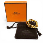 Hermes Regate Chaine D'Ancre Scarf Ring Gold — view 2