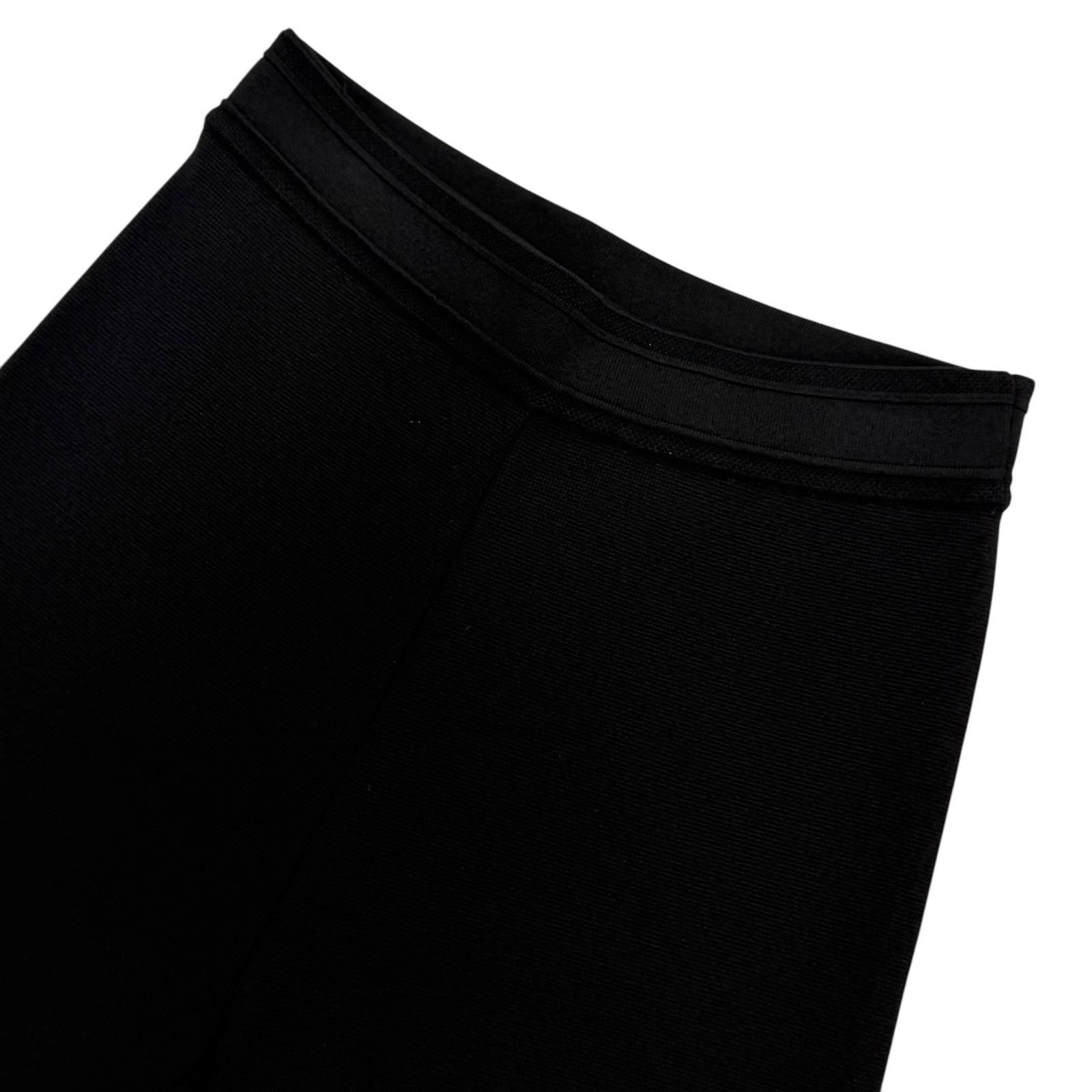 Dior Logo Patch Knit Shorts Black 40 — view 3