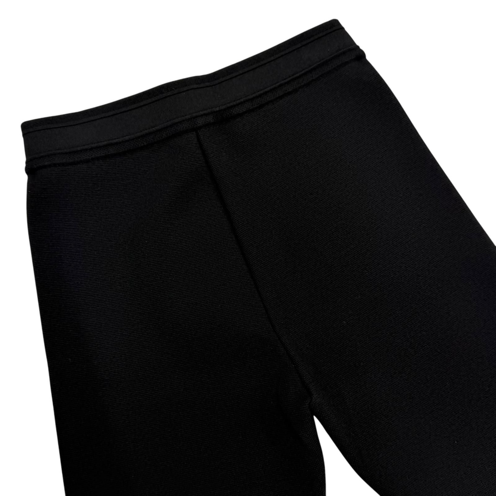 Dior Logo Patch Knit Shorts Black 40 — view 4