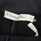 Dior Logo Patch Knit Shorts Black 40 — view 7