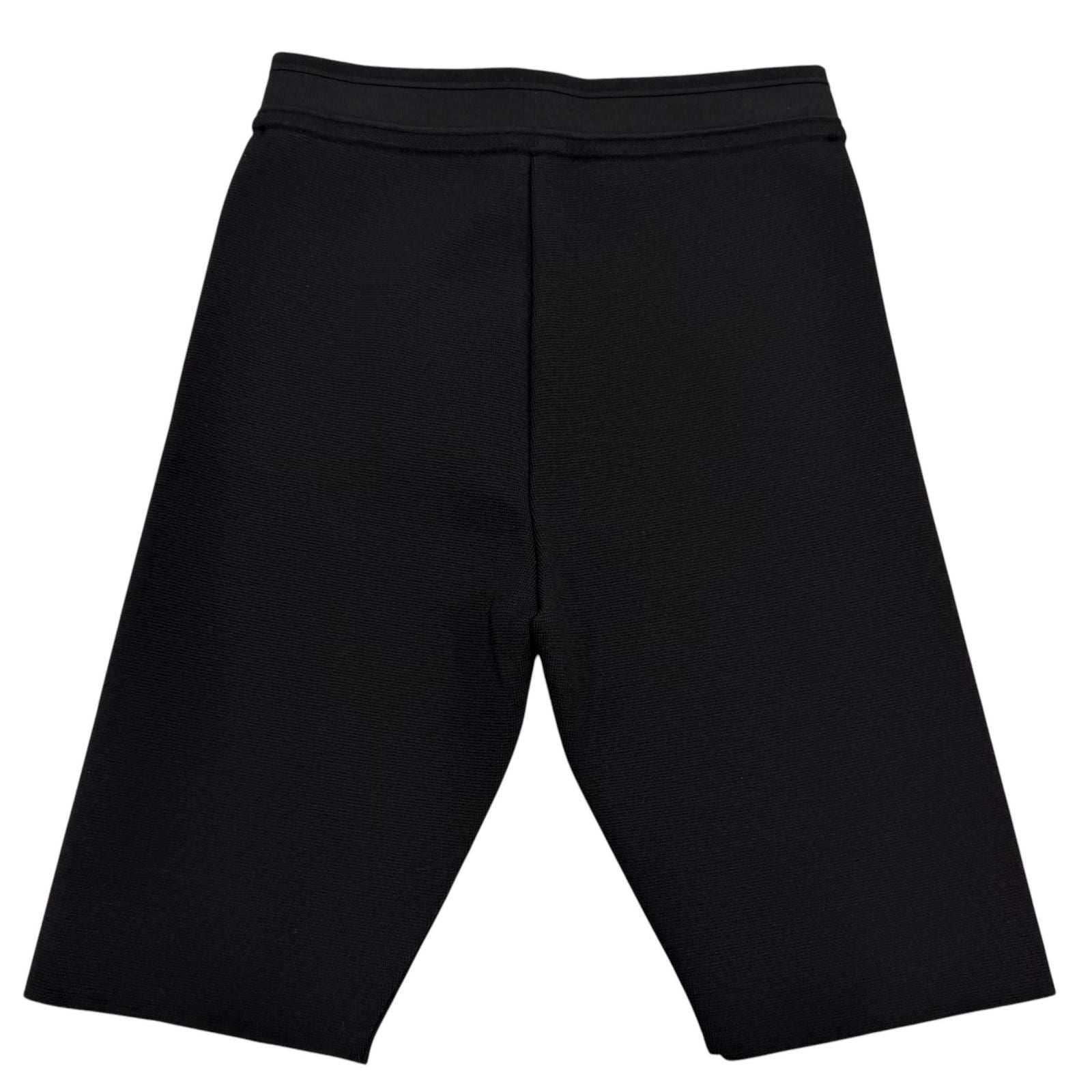 Dior Logo Patch Knit Shorts Black 40 — view 2