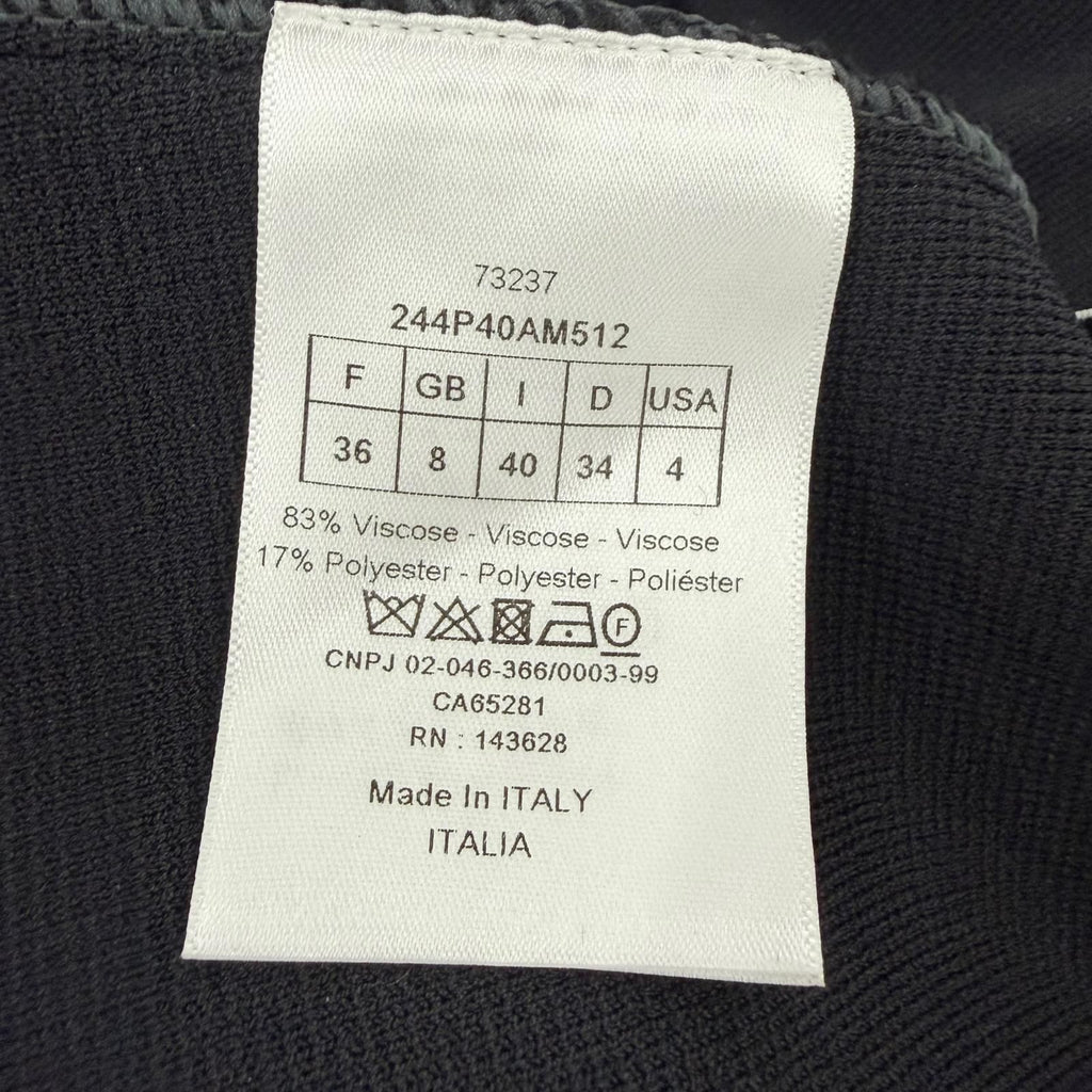 Dior Logo Patch Knit Shorts Black 40 — view 8
