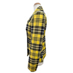 Dior Plaid Logo Button Double Breasted Fit Jacket 38 — view 3