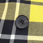 Dior Plaid Logo Button Double Breasted Fit Jacket 38 — view 7