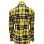 Dior Plaid Logo Button Double Breasted Fit Jacket 38 — view 4