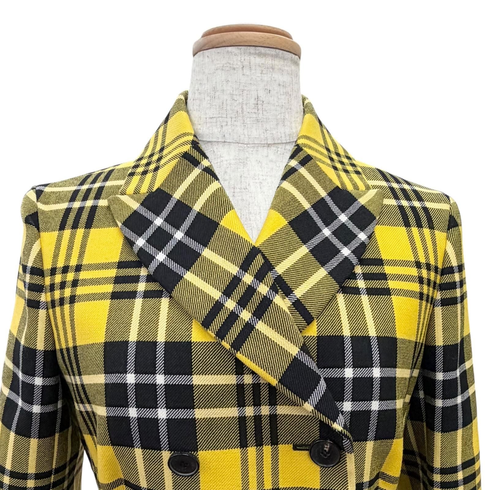 Dior Plaid Logo Button Double Breasted Fit Jacket 38 — view 2