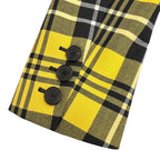 Dior Plaid Logo Button Double Breasted Fit Jacket 38 — view 6