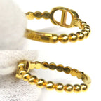 Dior CD Logo Ring L Metal Gold — view 7