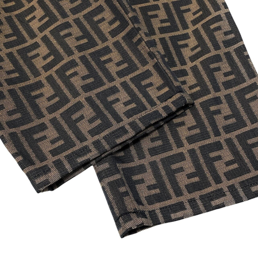 Fendi Ig6 Zucca Pattern Trousers Pants Bottom 32 Brown — view 4