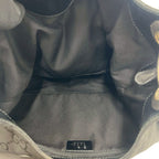 Gucci GG Pattern Nylon Leather Shoulder Bag Semi Black — view 9