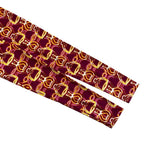 Hermes Long Sleeve Stretch Top Polyamide Red Multicolor Fine Daily Practical — view 6