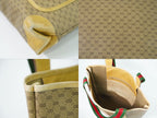 Gucci Vintage Sherry Line Micro GG Shoulder Bag Tote Brown — view 8