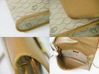 Dior Honeycomb Pattern Shoulder Bag Pochette Beige — view 8