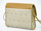 Dior Honeycomb Pattern Shoulder Bag Pochette Beige — view 2