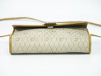 Dior Honeycomb Pattern Shoulder Bag Pochette Beige — view 3