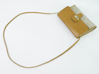 Dior Honeycomb Pattern Shoulder Bag Pochette Beige — view 4