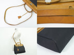 Hermes Herbag PM 2-Way Shoulder Bag Canvas Black — view 6