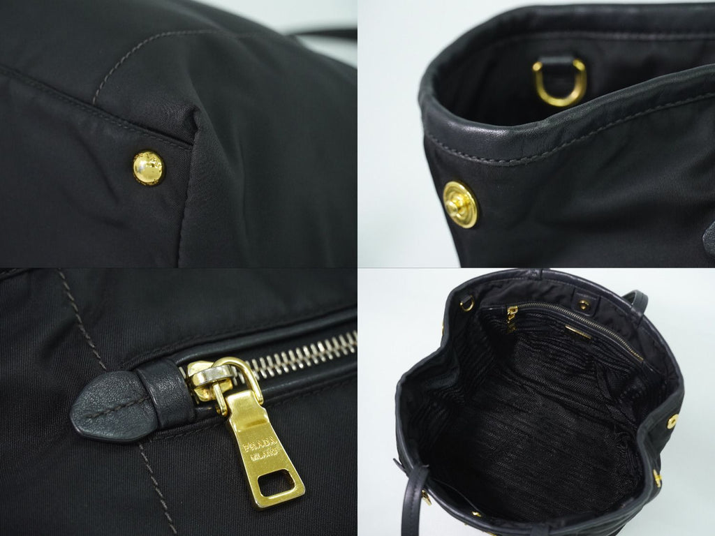 Prada Tessuto Tote Nylon Black — view 7