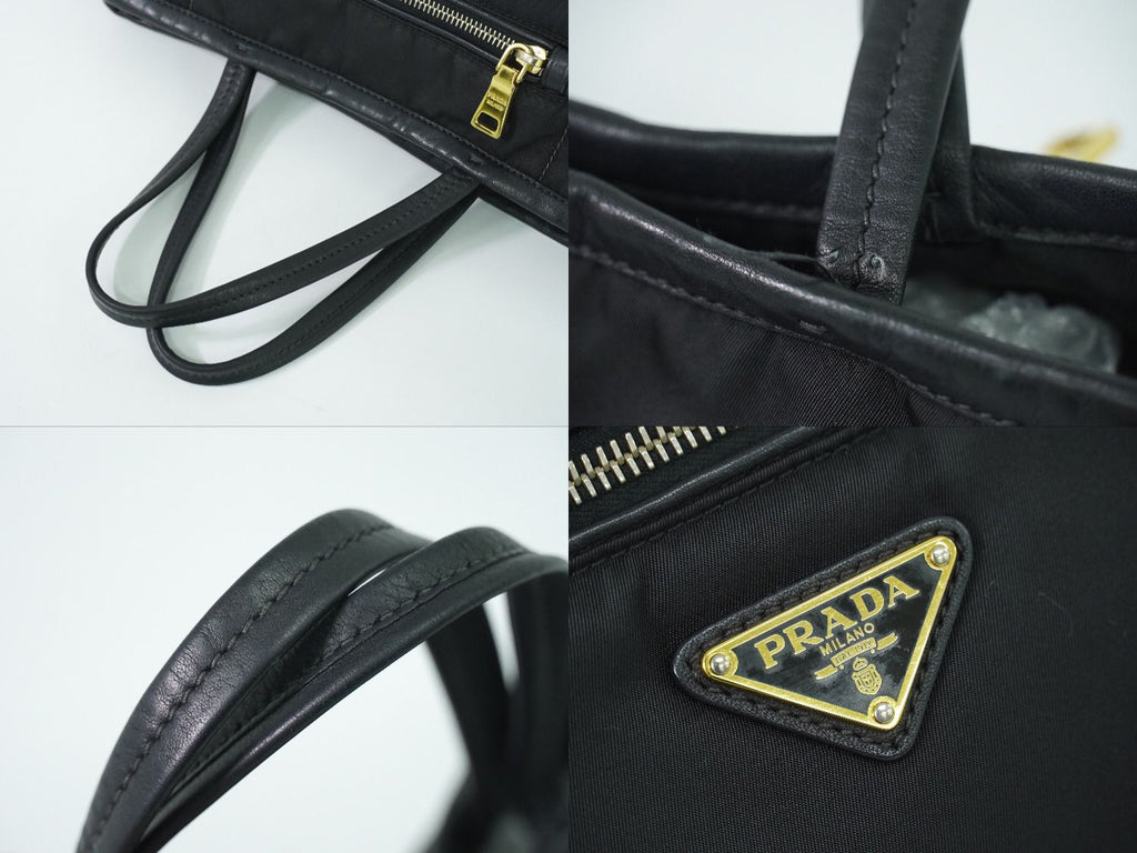 Prada Tessuto Tote Nylon Black — view 6