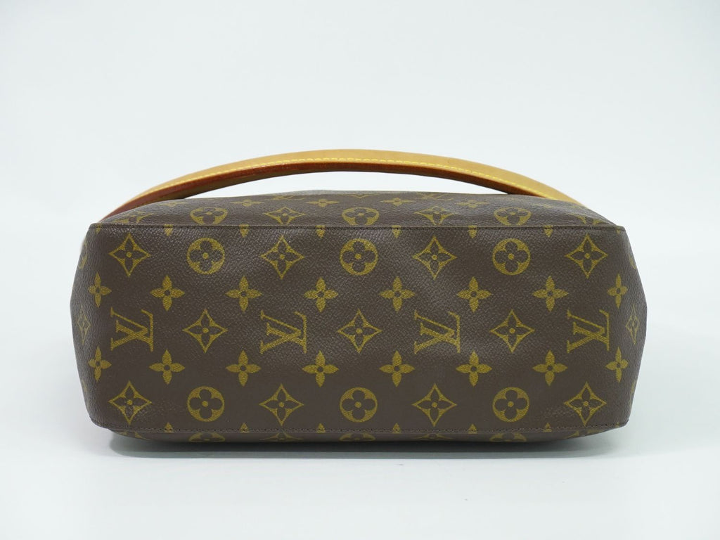 Louis Vuitton LV Looping GM Monogram Shoulder Bag Brown — view 3