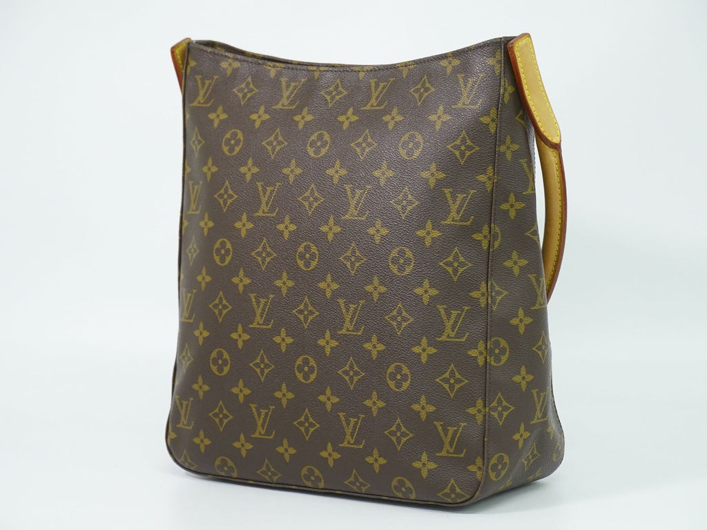 Louis Vuitton LV Looping GM Monogram Shoulder Bag Brown — view 2