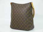 Louis Vuitton LV Looping GM Monogram Shoulder Bag Brown — view 2