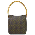 Louis Vuitton LV Looping GM Monogram Shoulder Bag Brown