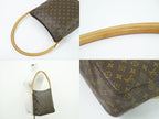 Louis Vuitton LV Looping GM Monogram Shoulder Bag Brown — view 6