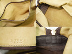 Loewe Amazona 32 Anagram Mini Boston Bag Suede Leather Beige — view 9