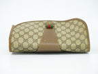 Gucci Vintage Sherry Line GG Supreme Clutch Beige