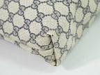 Gucci Vintage Sherry Line GG Supreme Shoulder Bag Tote Navy Shelly — view 7