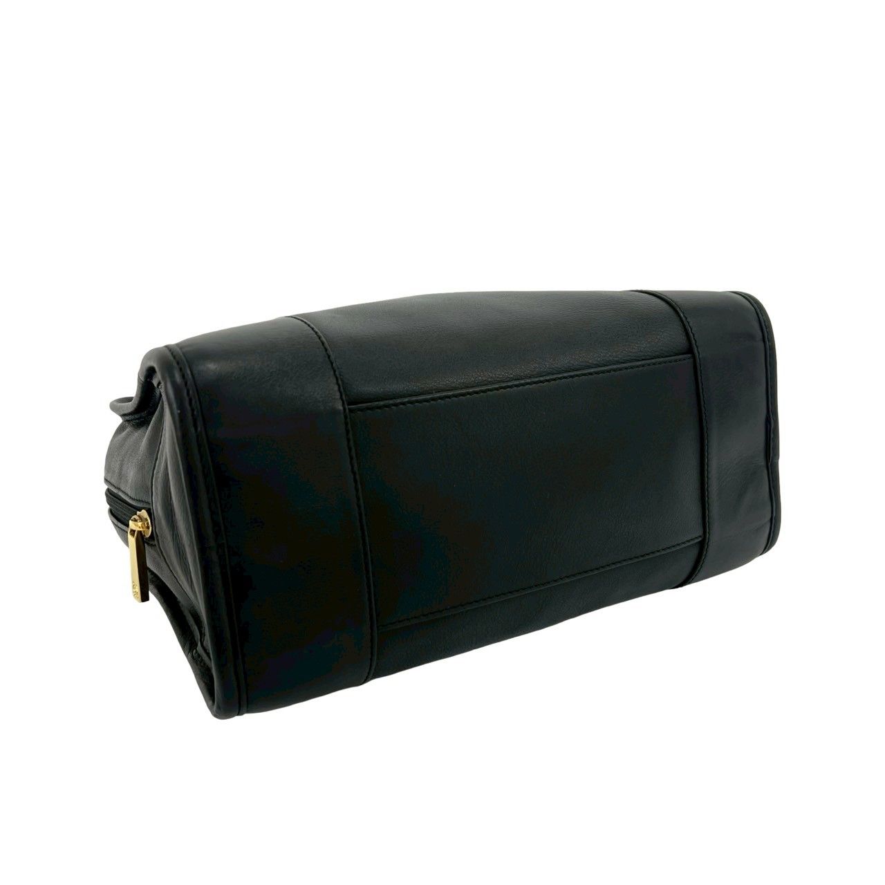 Loewe Vintage Amazona 28 Anagram Logo Leather Mini Boston Bag Black — view 7