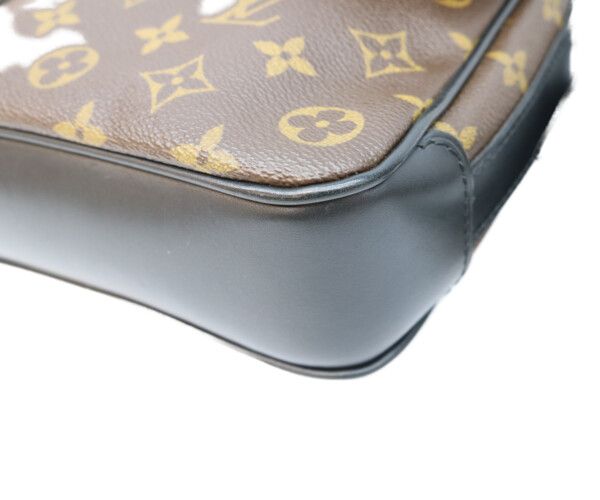 Louis Vuitton Monogram Macassar Bus PM Shoulder — view 6