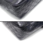 Gucci Guccissima Shoulder Bag Black — view 3