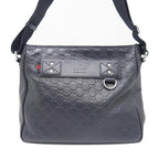 Gucci Guccissima Shoulder Bag Black