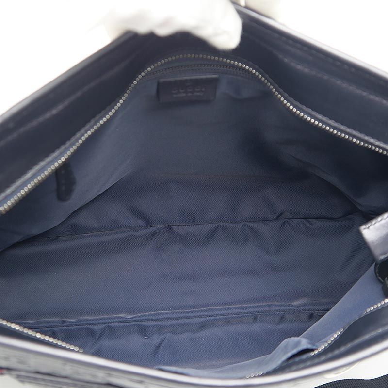 Gucci Guccissima Shoulder Bag Black — view 7