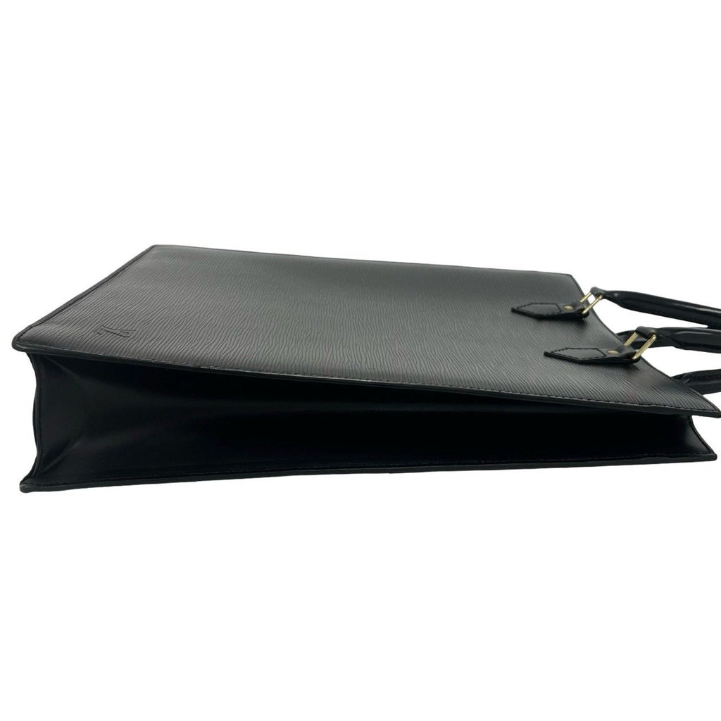 Louis Vuitton Sac Plat Epi Leather Handbag Business Tote Noir — view 6